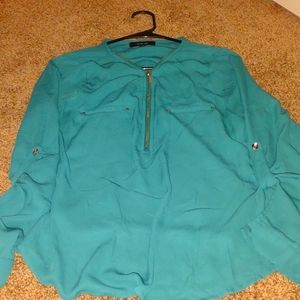 Turquoise Shirt size medium Active USA
